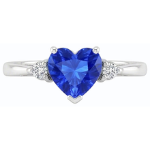 natural round sapphire 1.75ct ring lifestyle photo