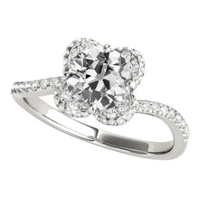 Round Old Cut Natural Diamond Wedding Ring Pave Set 5.25 Carats