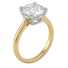 Earth-Mined Diamond Solitaire Ring – front view
