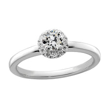 Round Old European Real Diamond Halo Ring 2.25 Carats Women's Jewelry