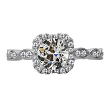 Round Old Miner Natural Diamond Halo Anniversary Ring 4.50 Carats