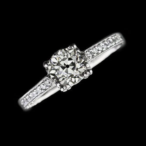 Round Old Miner Real Diamond Ring With Accents Jewelry 2.50 Carats