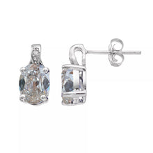 Round & Oval Old Miner Real Natural Earth Mined Diamond Stud Earrings 5.50 Carats Push Backs