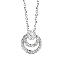 Round & Pear Old Mine Natural Diamond Halo Circle Pendant 2 Carats With Chain