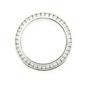 Round Real Custom Diamond Bezel To Fit Rolex Date All Watch Models 1.75 Ct.