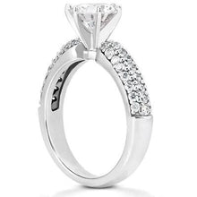 Round Real Diamond Anniversary Big Accented Ring 2.75 Ct.