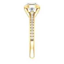 Round Diamond Engagement Ring 1.86 Carats Yellow Gold 14K Jewelry New