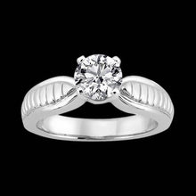 Round Real Diamond Solitaire Ring 2.51 Carats Jewelry White Gold 14K