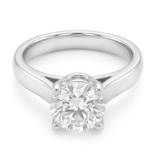 Round Real Natural Earth Mined DIAMOND ( NOT LAB GROWN ) Jewellery Solitaire Ring