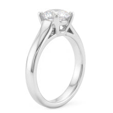 Round Real Natural Earth Mined DIAMOND ( NOT LAB GROWN ) Jewellery Solitaire Ring