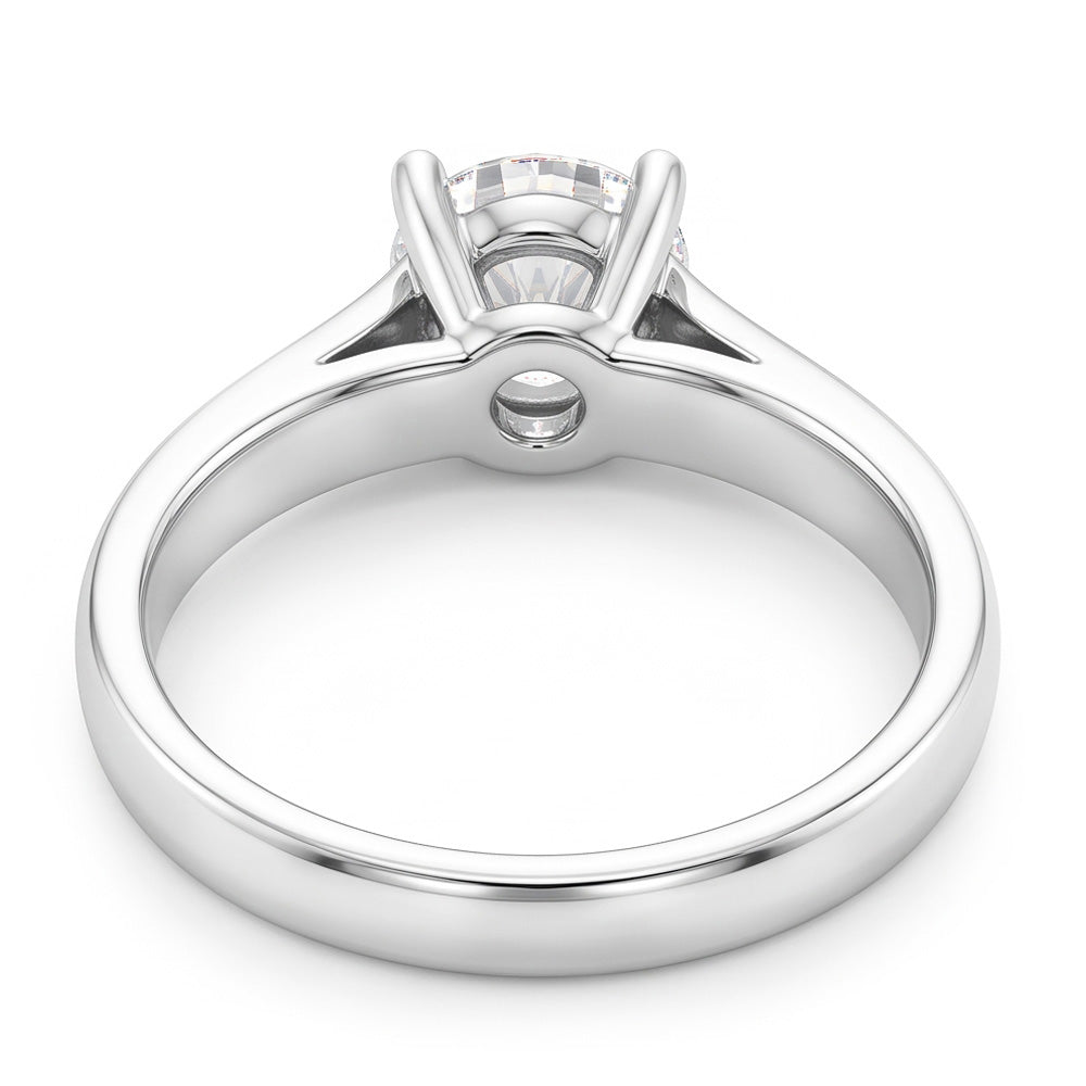 Round Real Natural Earth Mined DIAMOND ( NOT LAB GROWN ) Jewellery Solitaire Ring