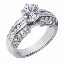 Round Real Natural Earth Mined DIAMOND ( NOT LAB GROWN )s Anniversary Ring 2.25 Carats White Gold 14K Jewellery