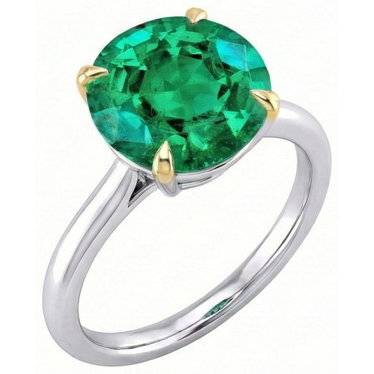 Handmade Gemstone Ring 4 ct – front view