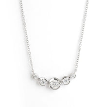 Round Shaped Real Diamond Ladies Necklace Pendant 5.5 Carat White Gold 14K