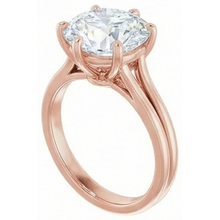 Round Solitaire Old Miner Natural Earth Mined Diamond Ring 6 Prong Set 6.50 Carats