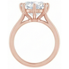 Round Solitaire Old Miner Natural Earth Mined Diamond Ring 6 Prong Set 6.50 Carats