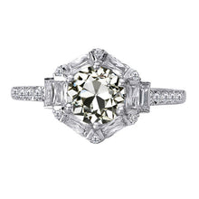 Authentic Fine Diamond Halo Ring – main view