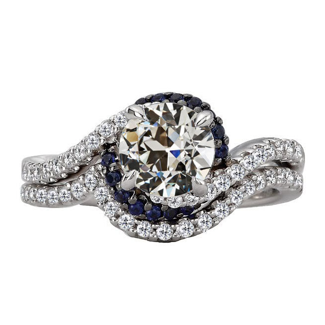 Bespoke Halo Setting Ring 2 ct – main view