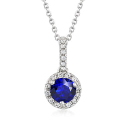 Handcrafted Cornflower Blue Sapphire Precious Stone Pendant 2 ct