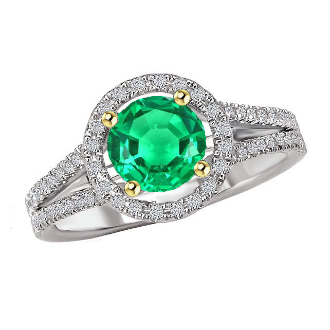 Handcrafted Colombian Emerald Gemstone Ring 2.50 ct – main view