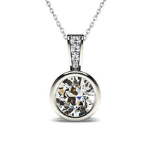Pendant 14K White Gold with Fine Diamond – main view