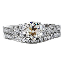Genuine Diamond Engagement Ring 6 ct 14 Karat White Gold – main view