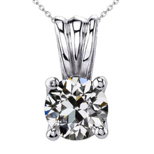 Drop Pendant 14K White Gold with Brilliant Diamond – main view