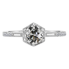 Brilliant Fine Diamond Solitaire Ring with Accents 3 ct – main view
