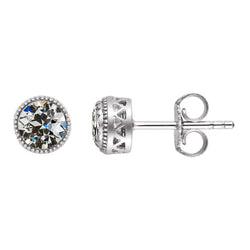 Handcrafted Fine Diamond Drop Earrings 1 ct | HarryChadEnt