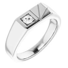 Authentic Diamond Single Stone Ring – main view
