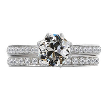 Natural Brilliant Diamond Proposal Ring 3.50 ct 14K White Gold – main view