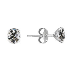 Fine Old European Cut Fine Diamond Drop Earrings – 1 ct 14K