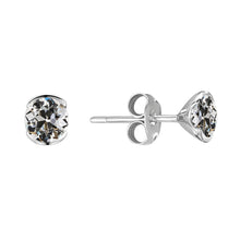 Fine Diamond Antique Cushion Drop Earrings in 14K White Gold – main view