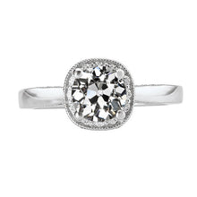 Fine Halo Engagement Ring 1.50 ct – main view