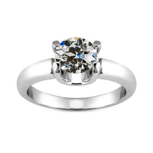 Single Stone Ring 14K White Gold with Diamond – main view