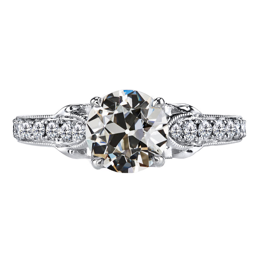 Brilliant Brilliant Diamond Solitaire with Side Stones 2.50 ct – main view