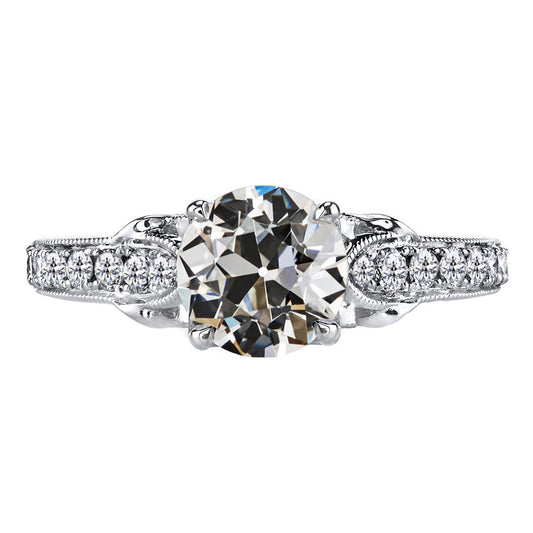 Brilliant Brilliant Diamond Solitaire with Side Stones 2.50 ct – main view
