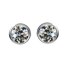 Brilliant Diamond Stud Earrings 2-ct 14K White Gold – main view