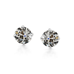 Authentic Diamond Drop Earrings – 14K White Gold 1.50 ct