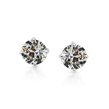 Handmade Diamond Drop Earrings 1.50 ct – main view