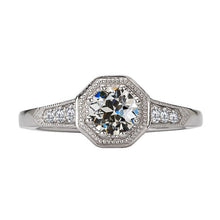 Real Brilliant Diamond Proposal Ring 2 ct 14K White Gold – main view