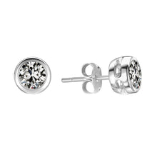 Fine Diamond Antique Cushion Drop Earrings in 14 Karat White Gold – main view