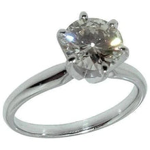 Natural Diamond Ring 1ct - White Gold 14K