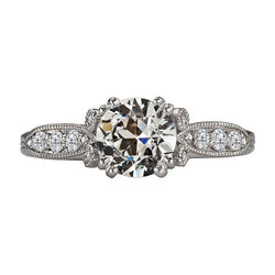 Genuine Fine Diamond Anniversary Ring – 14K White Gold 3 ct