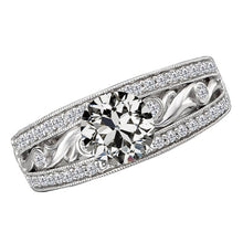 Anniversary Ring 14K White Gold with Diamond – main view
