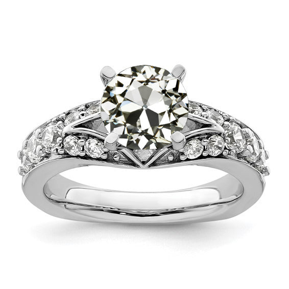 Authentic Diamond Halo Setting Ring – main view