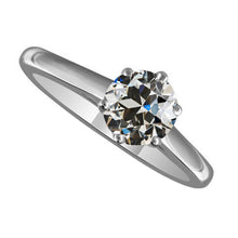 Authentic Fine Diamond Solitaire Ring – main view