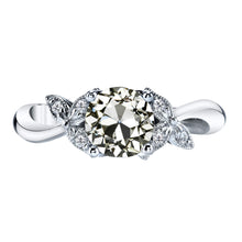 Natural Fine Diamond Engagement Ring – main view
