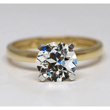 Earth-Mined Diamond Solitaire Ring – main view