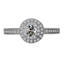 Brilliant Halo Setting Ring 1 ct – main view